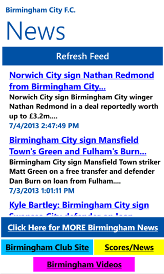 Birmingham Football News 1.0.0.0