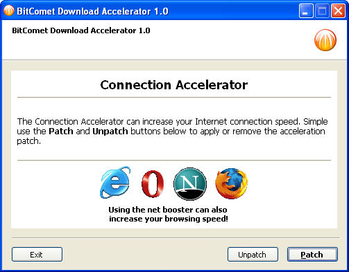 BitComet Download Accelerator 1.0