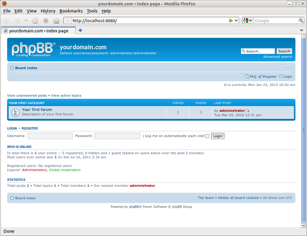 BitNami phpBB Stack for Mac OS X 3.0.11-1 1.0
