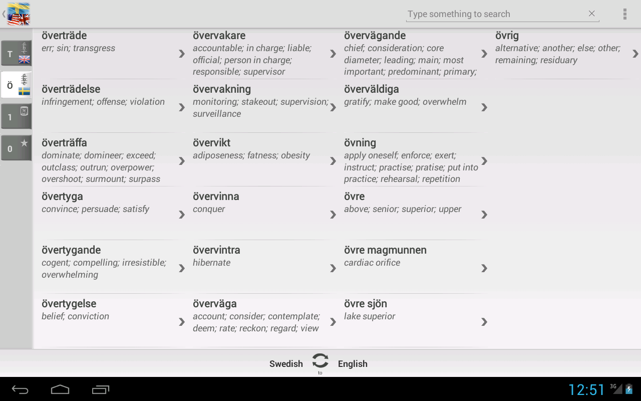 BK Dictionary Swedish English 3.0.6