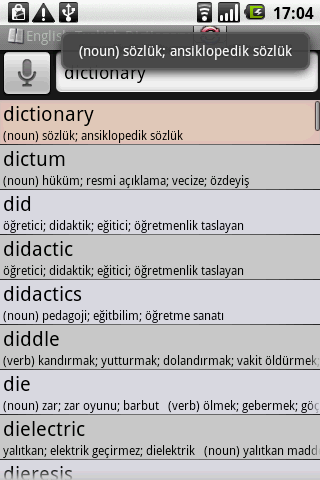 BKS English-Turkish Dictionary 1.3.0