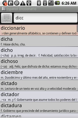 BKS Spanish Dictionary 1.3.0