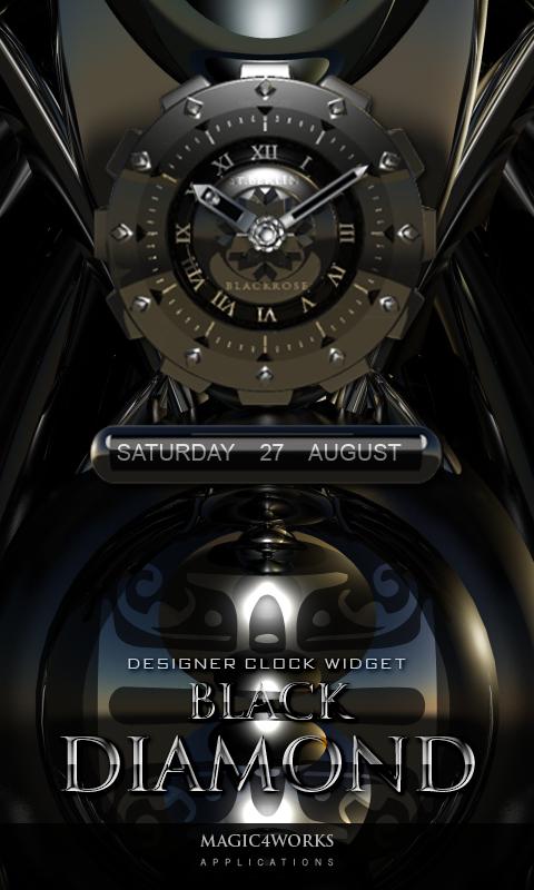 black diamond clock widget 2.22