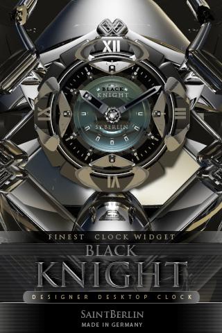 Black Knight clock widget 2.22