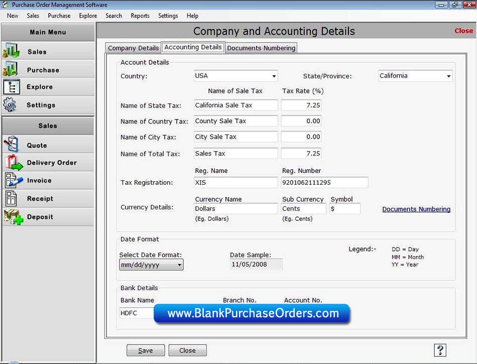 Blank Purchase Order 3.0.1.5