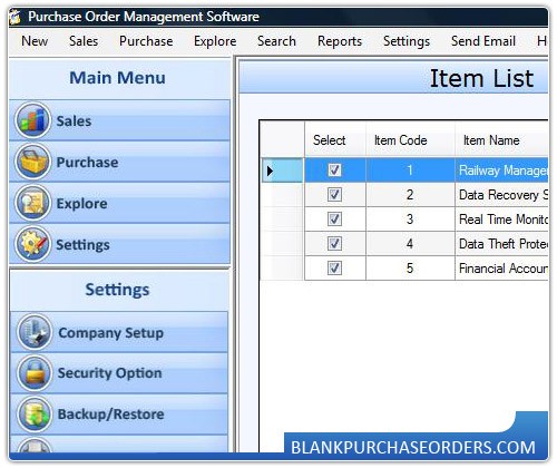 Blank Purchase Orders 3.0.1.5