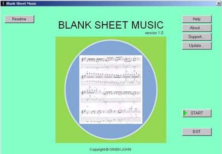 Blank Sheet Music 1.0