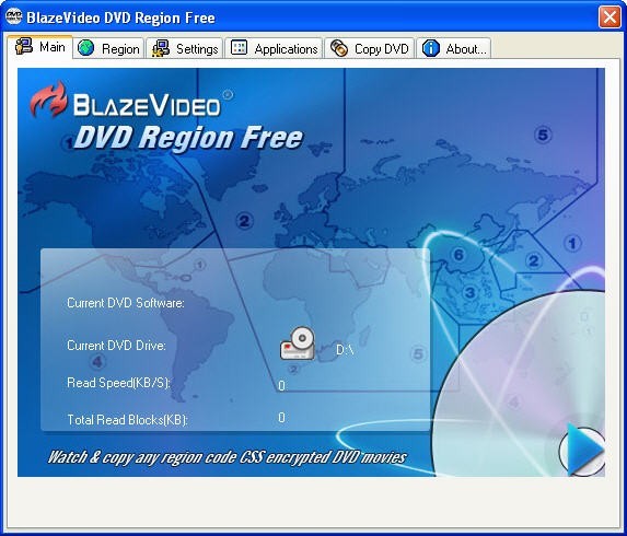 BlazeVideo DVD Region Free 2.63