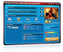 BlazeVideo DVD to BlackBerry Converter 3.0.0.5