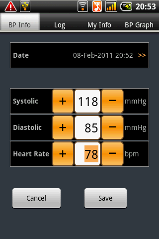 Blood Pressure Tab 1.0