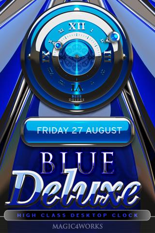 blue deluxe clock 2.22