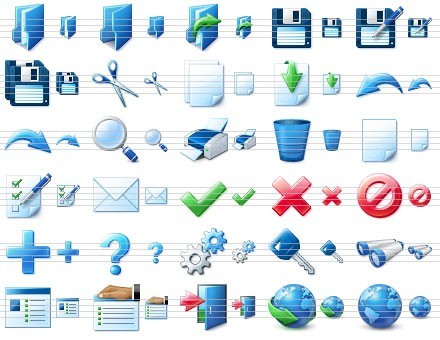 Blue Icon Library 4.8