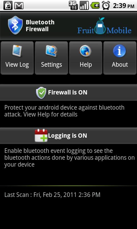 Bluetooth Firewall 1.8
