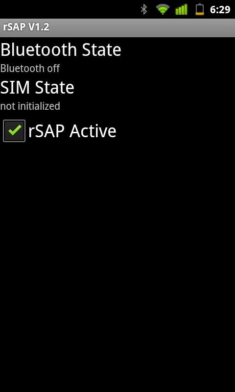 Bluetooth SIM Access Profile 2.3.3