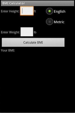 BMI Calculator 1.1