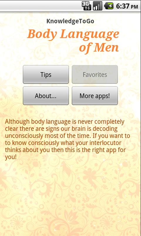 Body Language Of Men THX 2.0