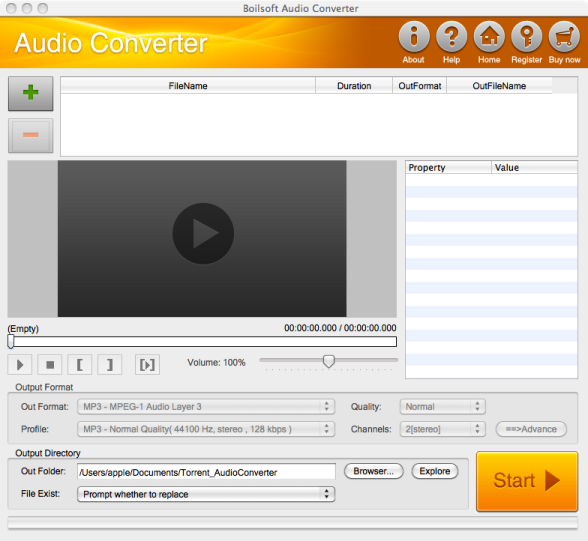 Boilsoft Audio Converter for Mac 1.01