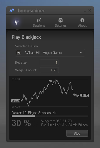 BonusMiner Blackjack bot 1.0
