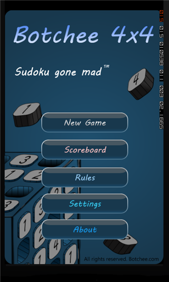 Botchee-4x4 Sudoku gone mad! 1.1.0.0