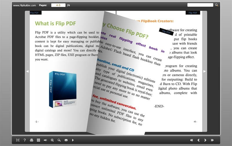 Boxoft Free Flash Flip Book Software 1.8