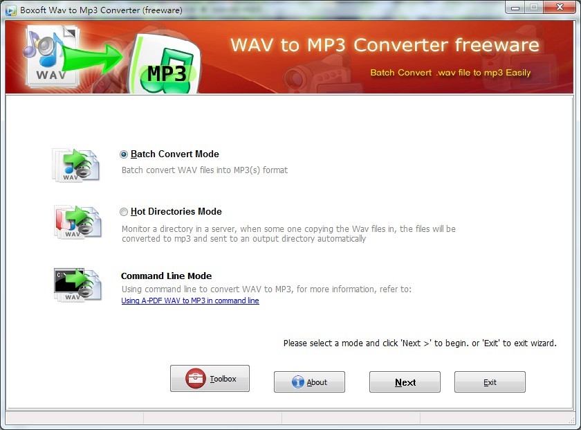 Boxoft WMA to MP3 Converter (freeware) 1.1