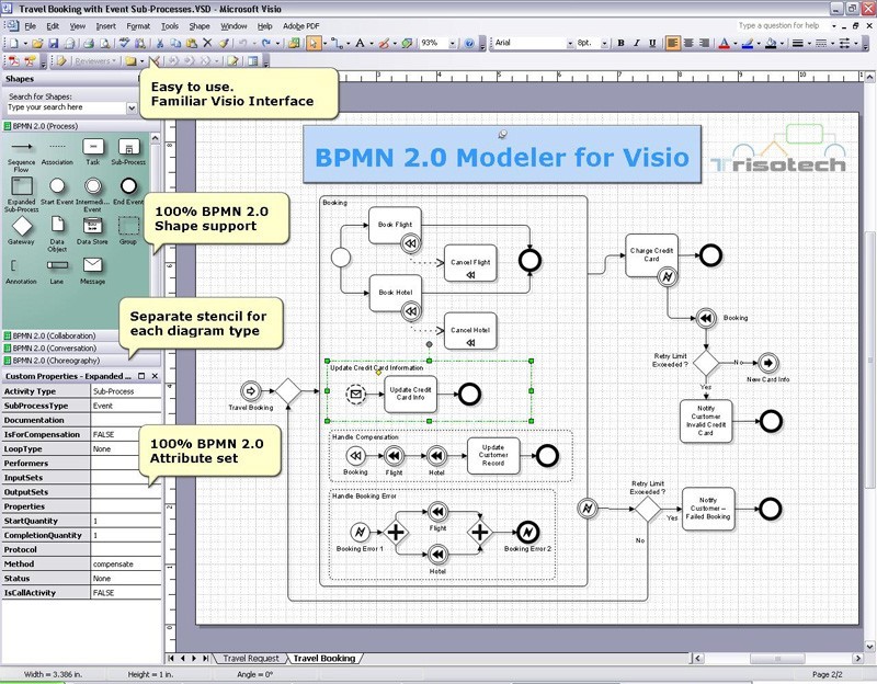 BPMN 2.0 Modeler for Visio 3.1