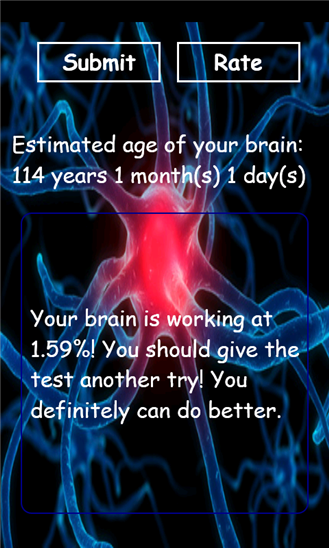 Brain Age Test 1.0.0.0