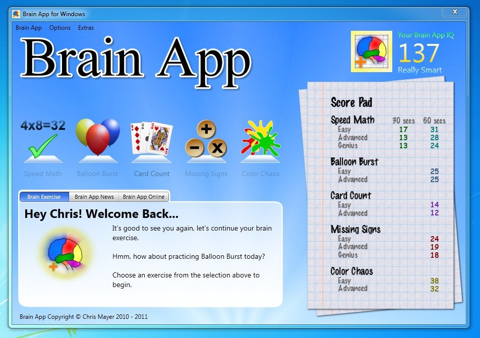 Brain App for Windows 1.0
