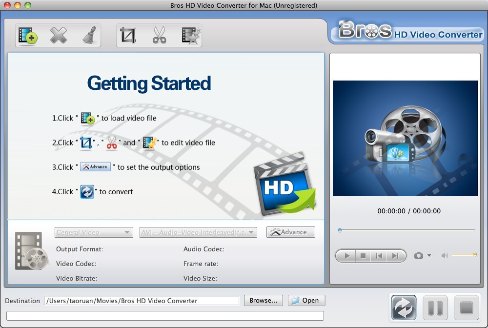 Bros HD Video Converter Mac 1.7.12