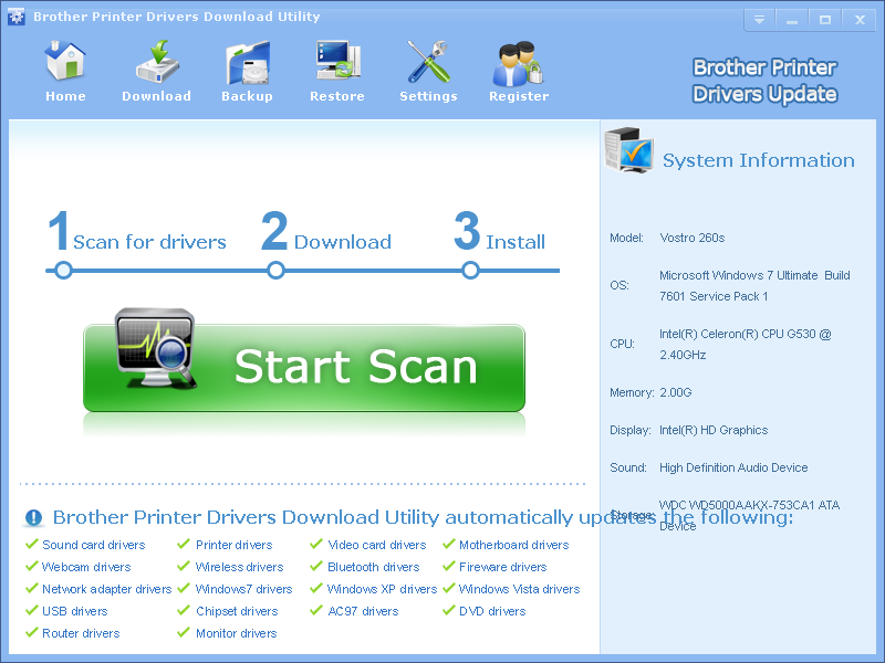 Brother Printer Drivers Download Utility 3.5.4