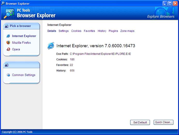 Browser Explorer 1.0