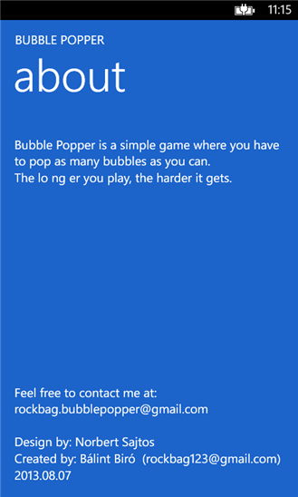 Bubble Popper 2.0.0.0