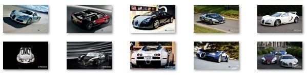 Bugatti Veyron Windows 7 Theme 1.00