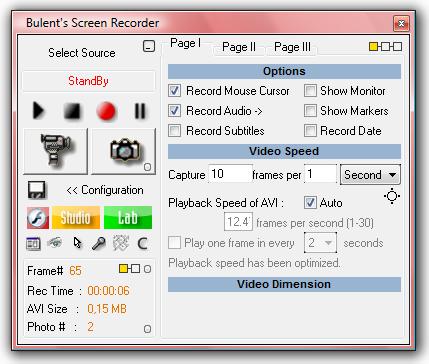 Bulent's Screen Recorder 4