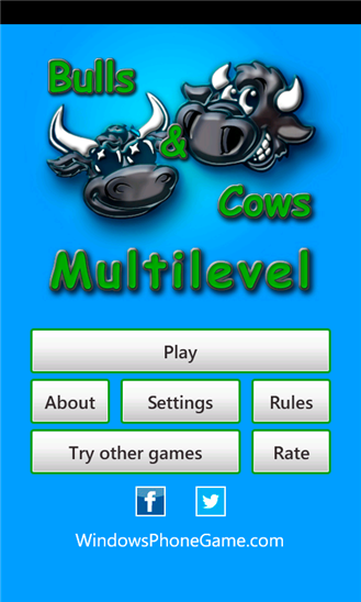 Bulls & cows. Multilevel 1.9.0.0