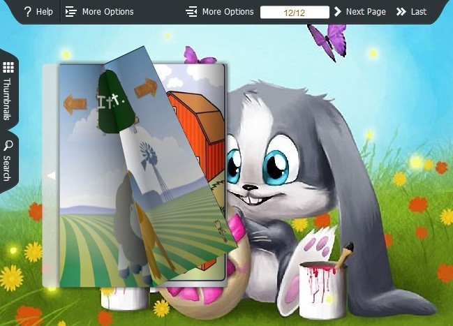 Bunny Theme for PDF to Flipping Book 1.0