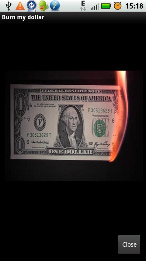 Burn my dollar 1.0