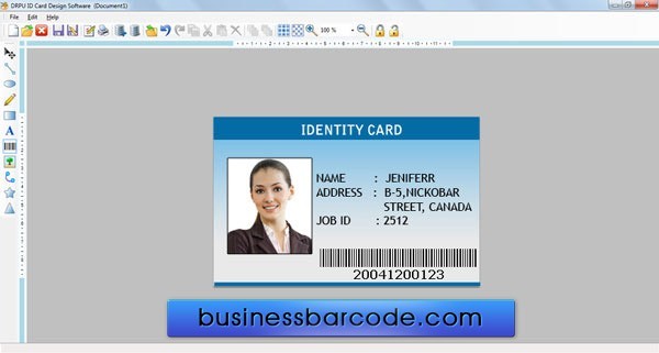 Business ID Card Software 8.2.0.1