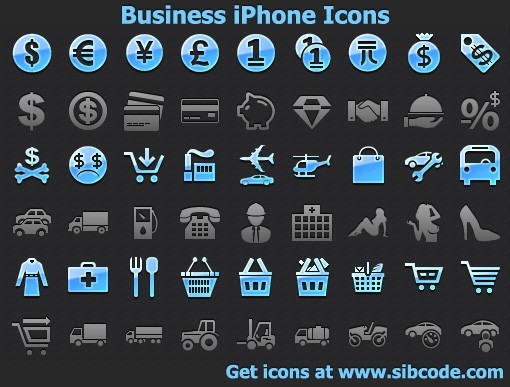 Business iPhone Icons 2011.1
