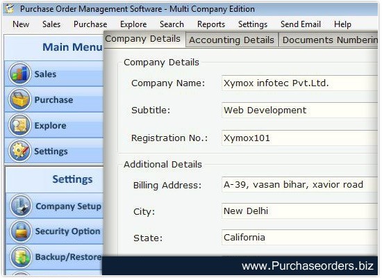 Business Purchase Order Software 3.0.1.5