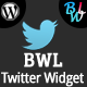 BWL WordPress Twitter Widget 1