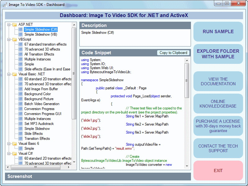 Bytescout Image To Video SDK 2.11.1012