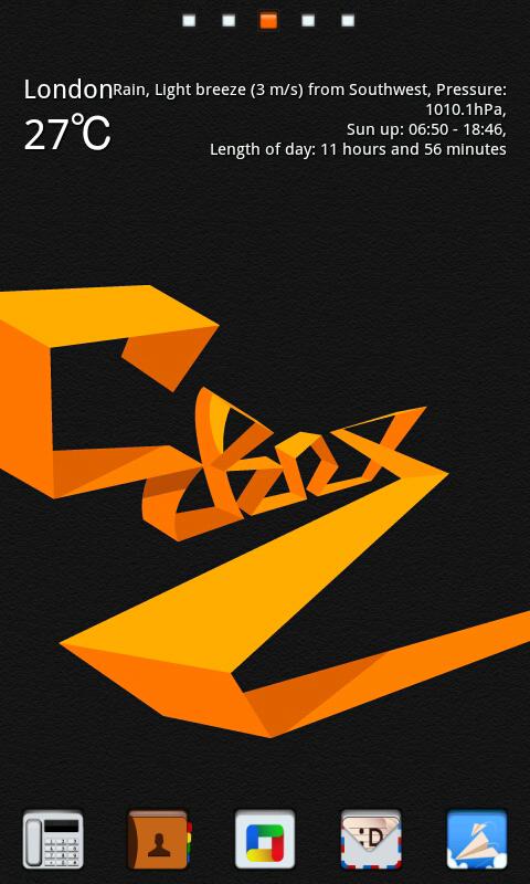 C BoxPro Theme GO Launcher Ex 1.0