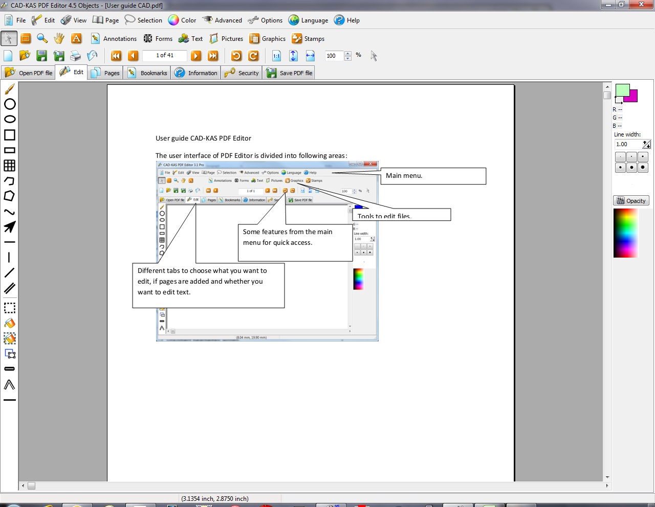 CAD KAS PDF Editor 5.0