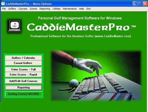 CaddieMaster Golf Handicap Software 2.01d 
