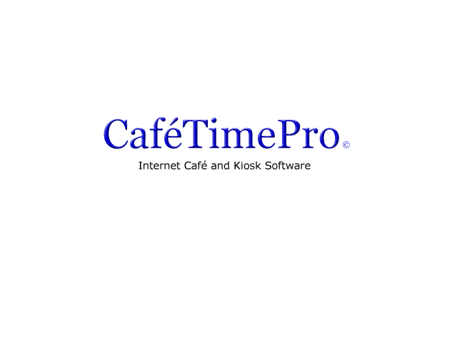 CafeTimePro Public Access Internet Kiosk Timer Software 3.0