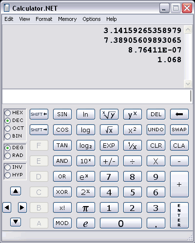 Calculator.NET 2.3