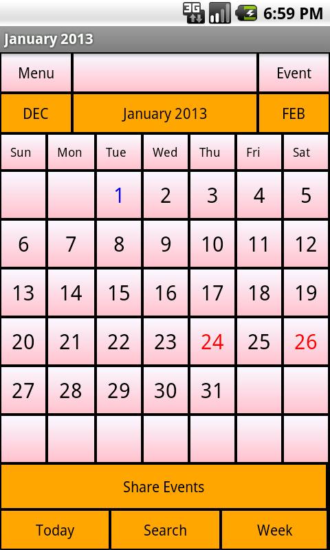 Calendar Me India 2013 1.0