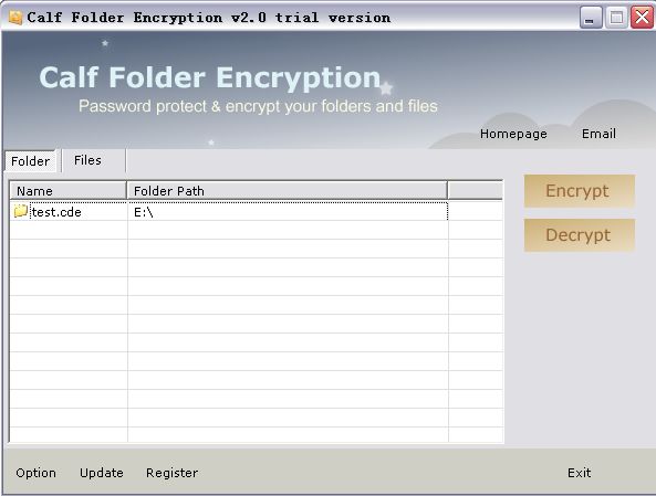 Calf Folder Encryption 2.0