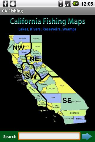 California Fishing Maps - 17K 1.0